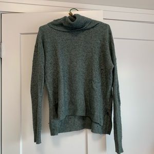 Madewell Green Wool Blend Turtleneck